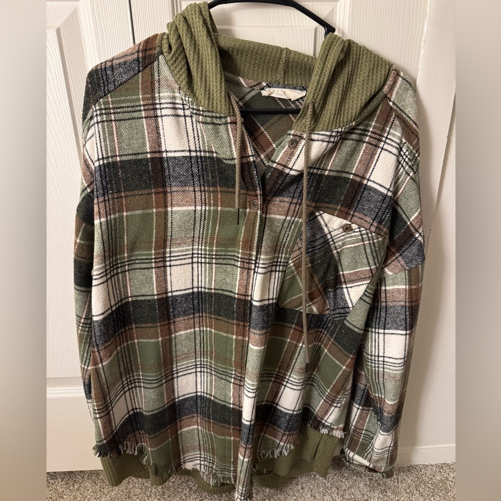 Boutique button up flannel